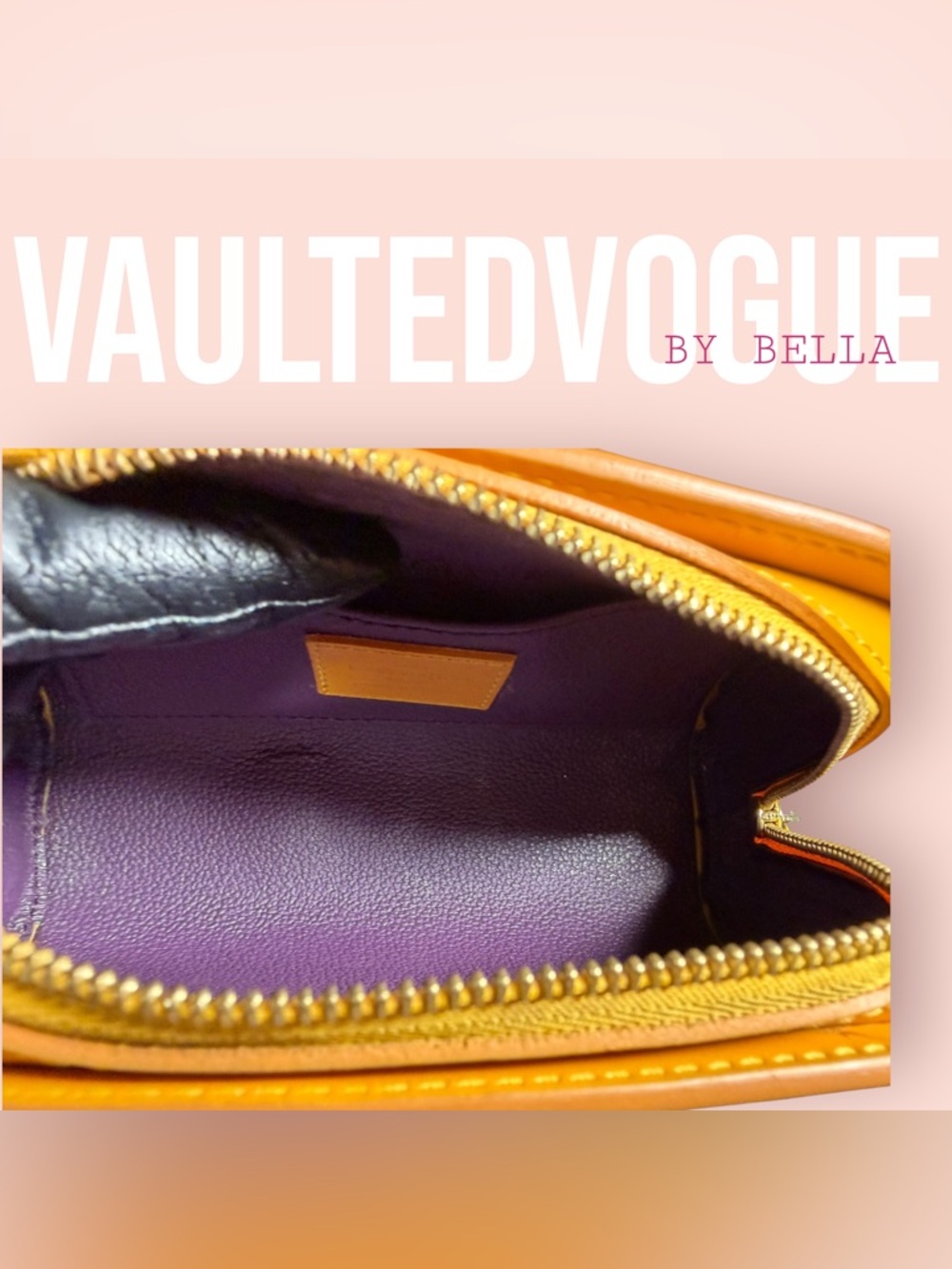 💛 Vintage Louis Vuitton Epi Leather Pouch 💛 - Picture 7 of 10